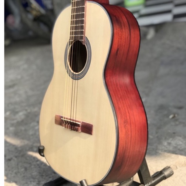 Đàn Ghita Classic ST.Real Guitar Sài Thành Mã ST-C3 gỗ Hồng Đào nguyên tấm