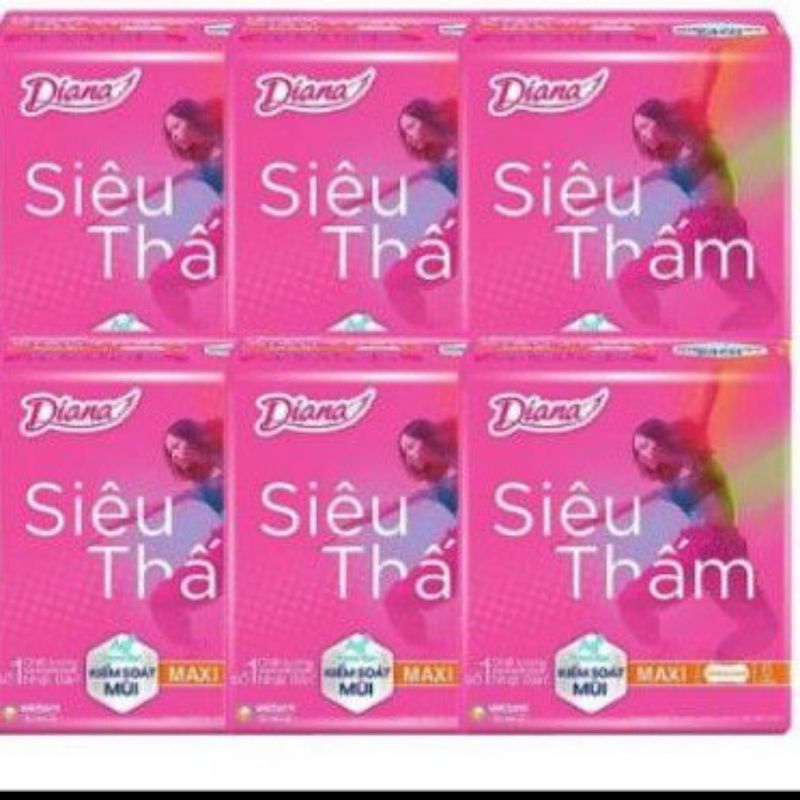 Băng vệ sinh Dianna siêu thấm giầy ,mỏng,hành ngày ,chà xanh