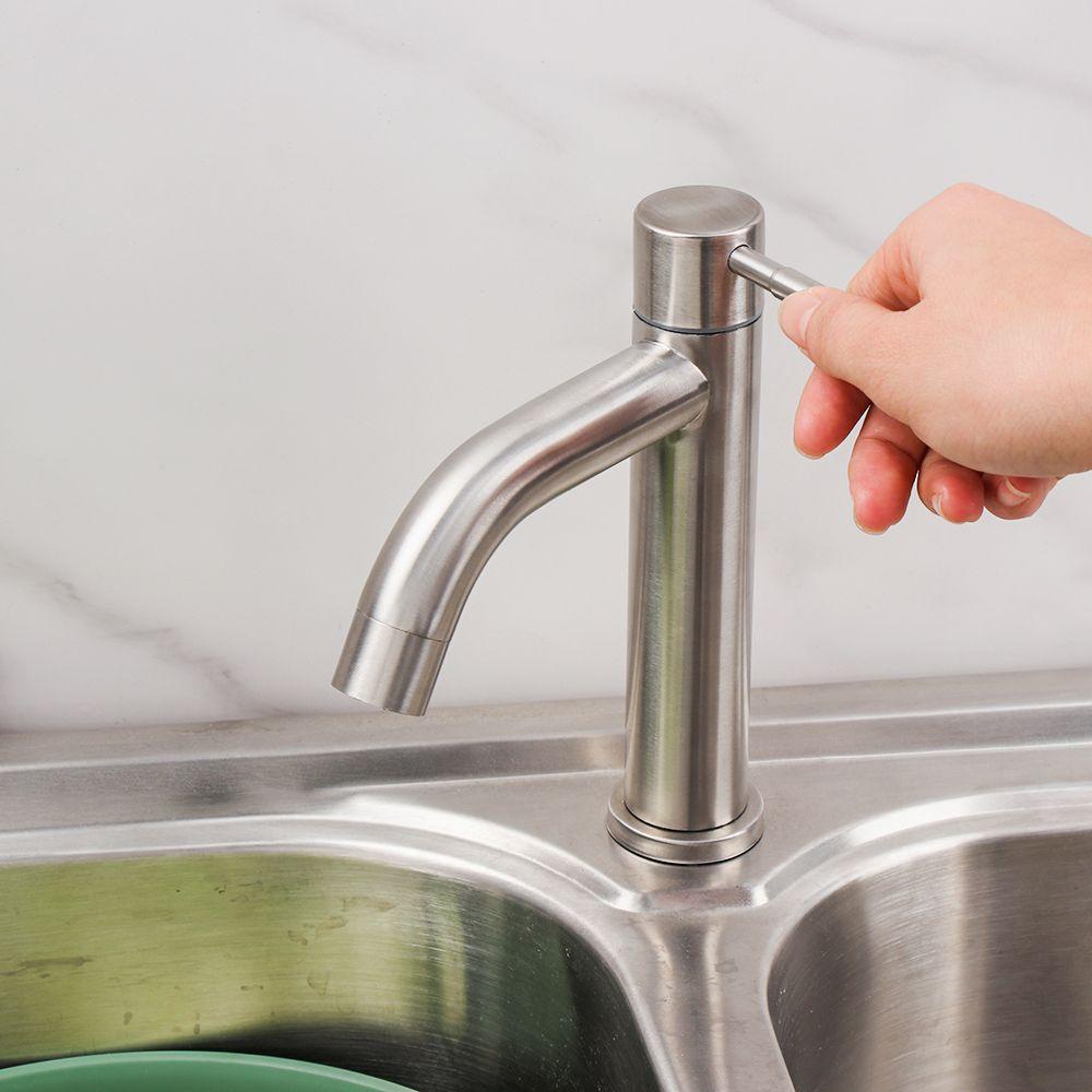 KUNHEV Vòi Nước Bằng Thép Không Gỉ Linh Hoạt Đơn Giản Cho Nhà Bếp Nhà Tắm