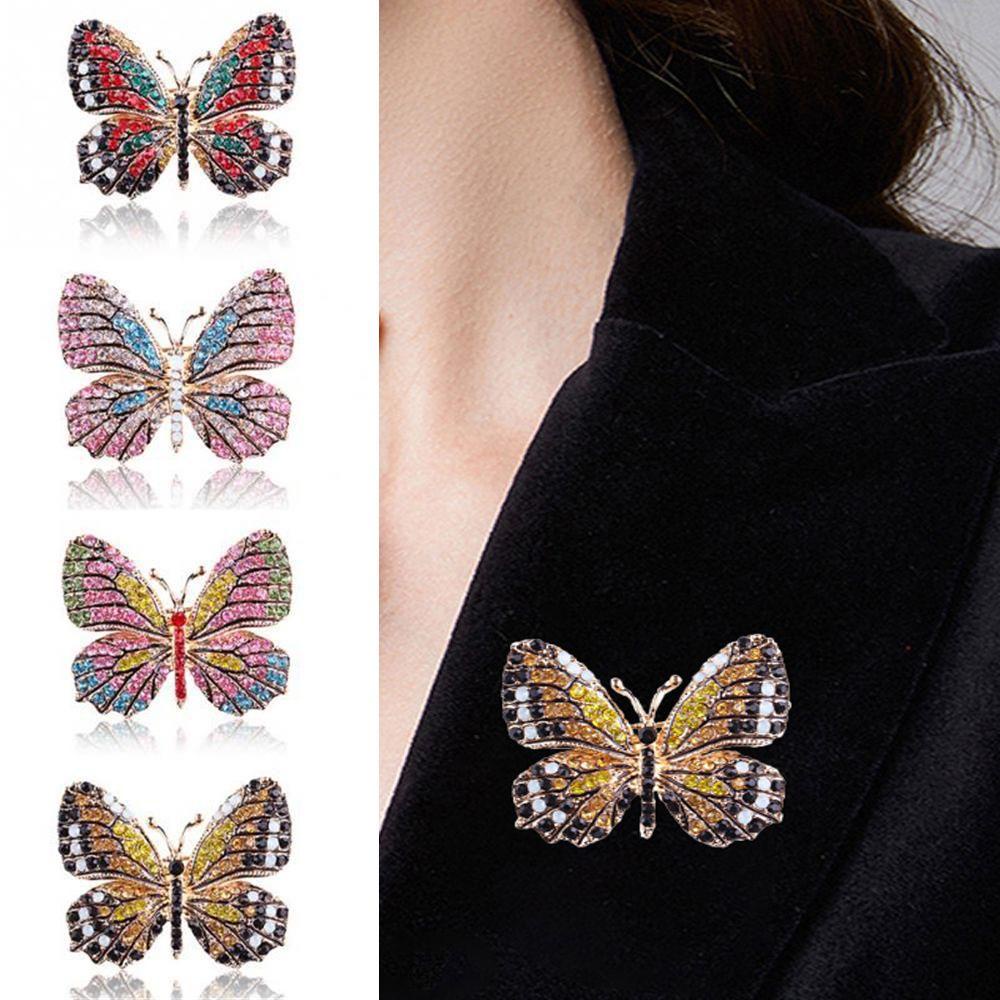 Trâm Cài Áo Hình Bướm Bằng Hợp Kim Thời Trang