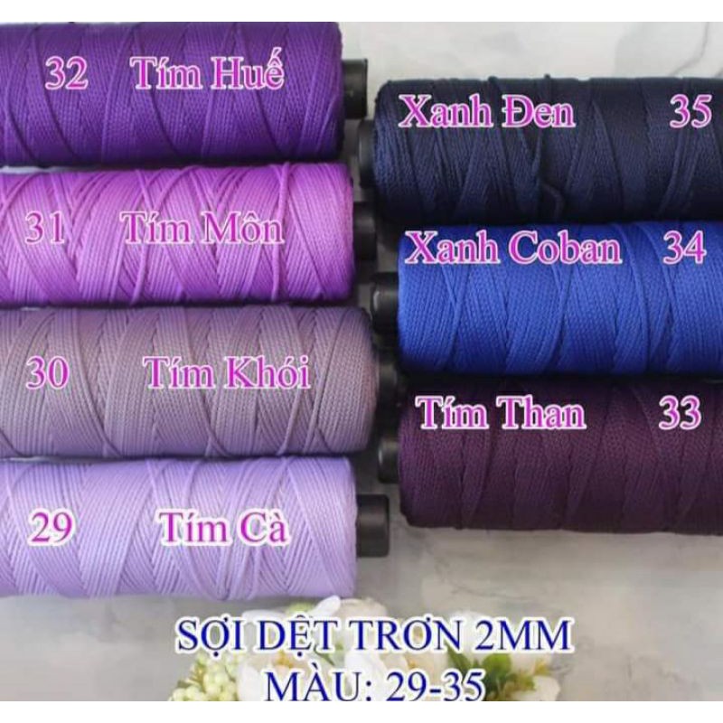 Sợi dệt cotton bảng màu 2