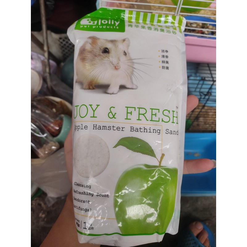 cát tắm jolly cho hamster 1kg