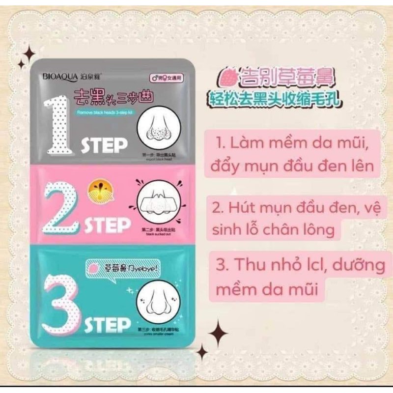 LỘT MỤN 3 bước🍒dùng bao phê🍒3 step lột sạch mụn dầu đen, mụn cám làm sáng da