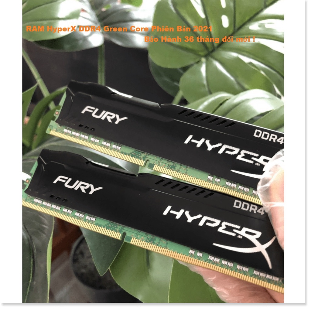 LINH KIỆN LAPTOP ✅ Ram kingston HyperX Fury DDR4 8GB Bus 2400MHz Dùng Cho Máy Tính Để Bàn PC Desktop  Bảo Hành 36 Tháng