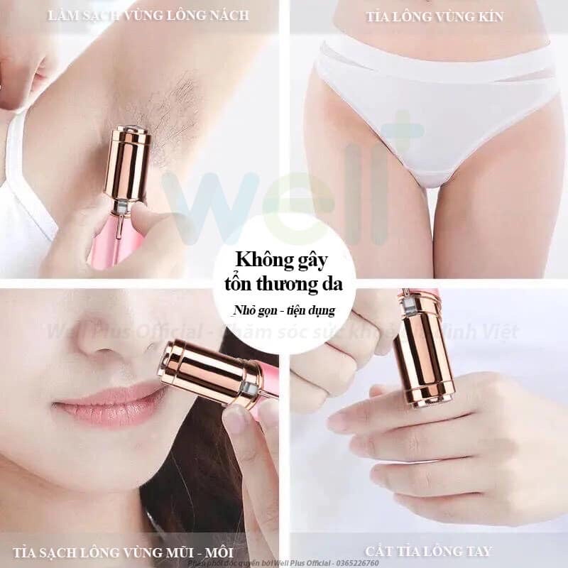 Máy Tỉa Lông Mini Không Đau Máy Tỉa Lông Mini Không Đau Tỉa Lông Nách, Lông Mép, Lông Vùng Kín