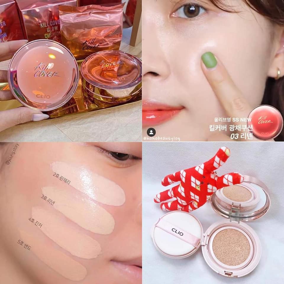Phấn nước Clio Kill Cover Mesh Glow Cushion Bản mới