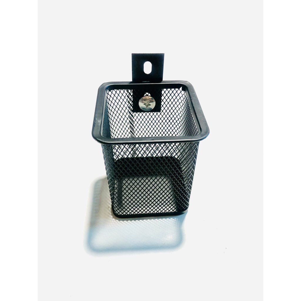 Giỏ Đựng Đồ Mini Gắn Xe Máy, Xe Hơi Hình Vuông Tròn Để Được Chai Nước Vật Dụng Nhỏ Tiện Lợi