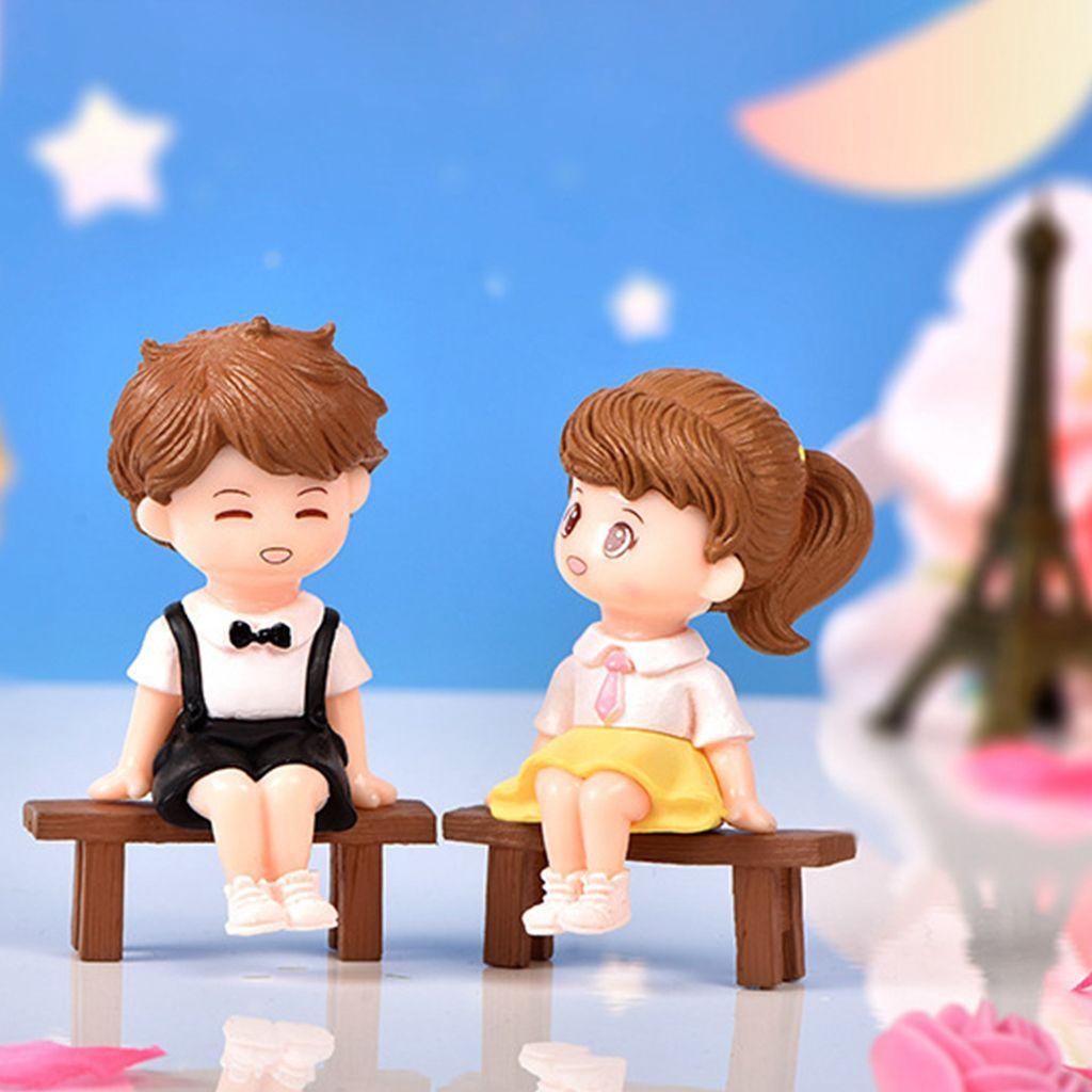 JARRED Mô Hình Cặp Đôi Mặc Đồng Phục Đi Học Mini Dễ Thương DIY