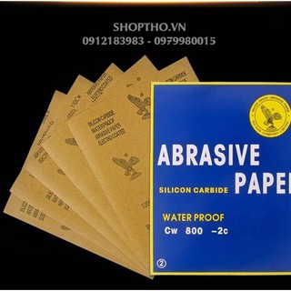 Giấy nhám nước ABRASIVE PAPER  280*230mm độ nhám P10000 (2 tờ)