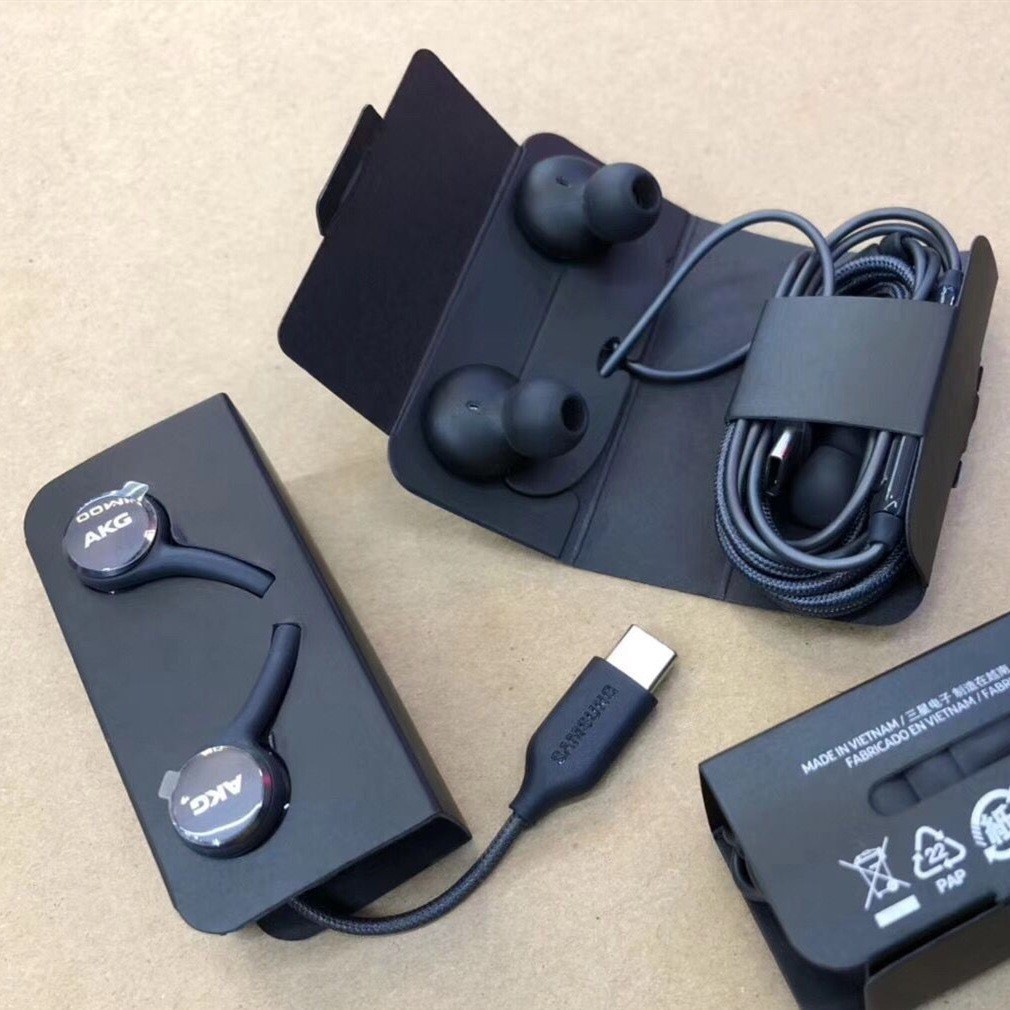 Tai nghe có dây chân Type C và Jack 3.5 giá rẻ, có Mic đàm thoại chống ồn và đầy đủ nút bấm,full box mới 100%