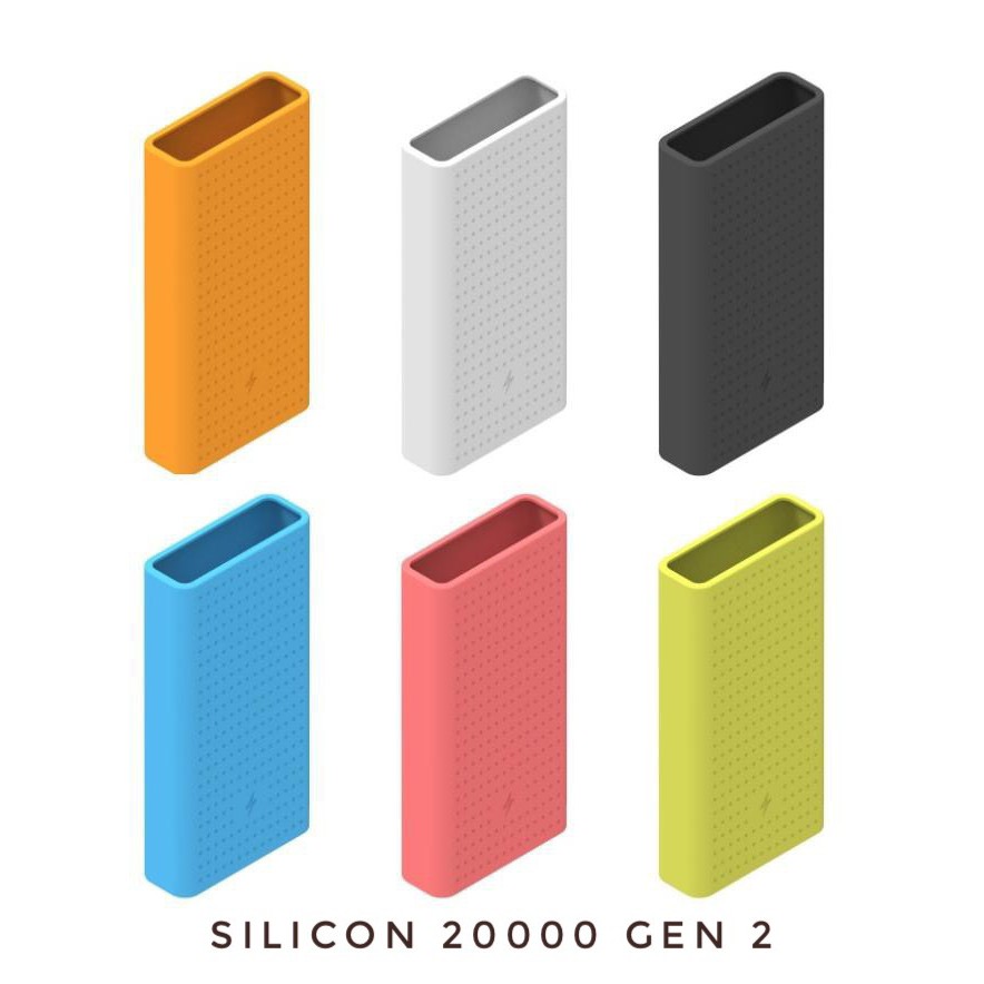 Silicon bảo vệ cho pin dự phòng Xiaomi Gen 2 10000 / Mi Power Bank Gen 3 10000 / Xiaomi Mi Gen 2 20000 / Mi 20000 2C