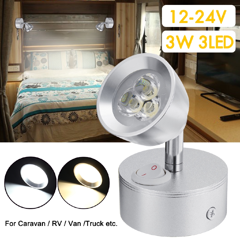 Đèn Đọc Sách 12-220V 3W Led Đẹp Mắt