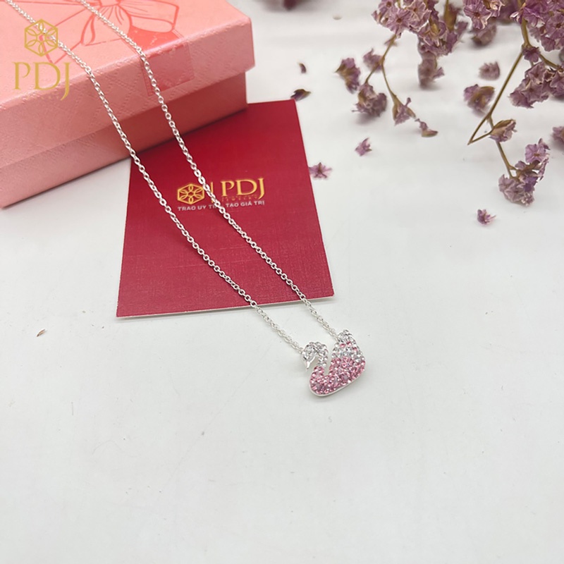 Dây Chuyền Thiên Nga Bạc - Bạc ta cao cấp - Tặng kèm hộp đựng - SP000526 - Trang sức PDJ