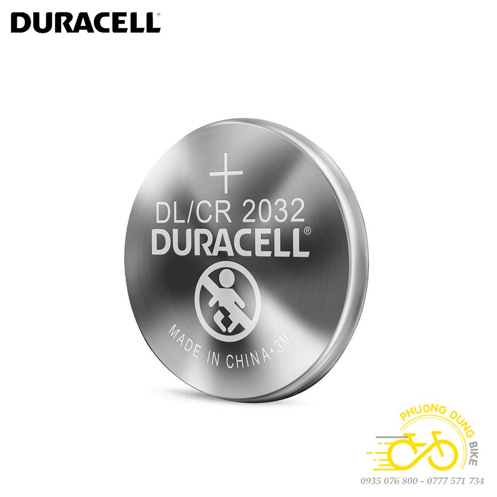 Pin CR2032 DURACELL Lithium 3V - Vỉ 2 viên