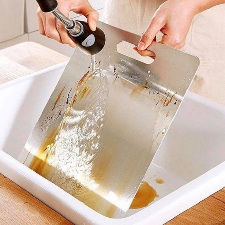 Thớt Inox 304 Kháng Khuẩn Cừờng Lực, thớt inox sạch bong sáng bóng