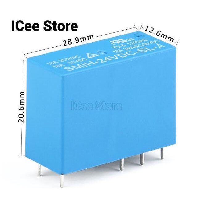 Bộ 5 Rơ Le SMIH SMIH-05VDC-SL-A SMIH-12VDC-SL-SL-A SMIH-24VDC-SL-SL-A 05 12 24 V 250V 16A 6PIN A