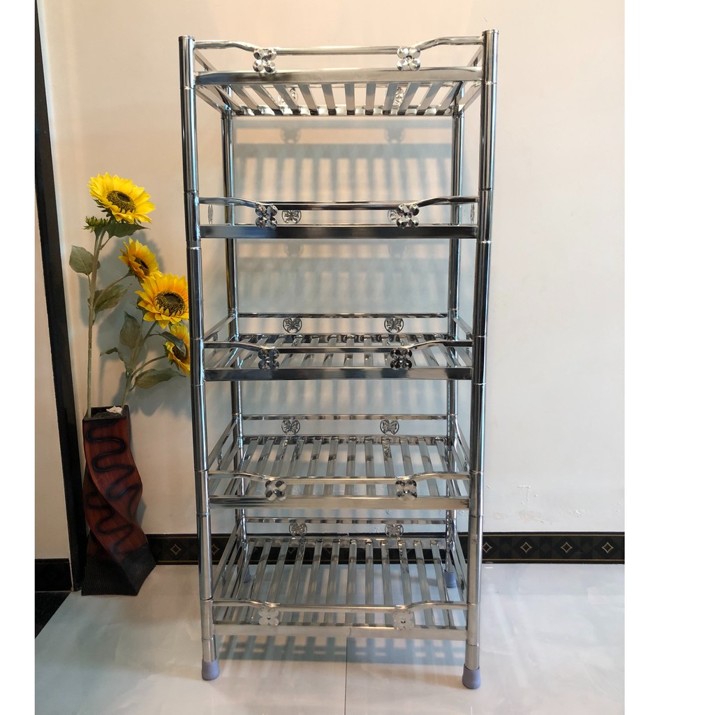 Kệ inox chén bát , xoong nồi, kệ inox nhà bếp