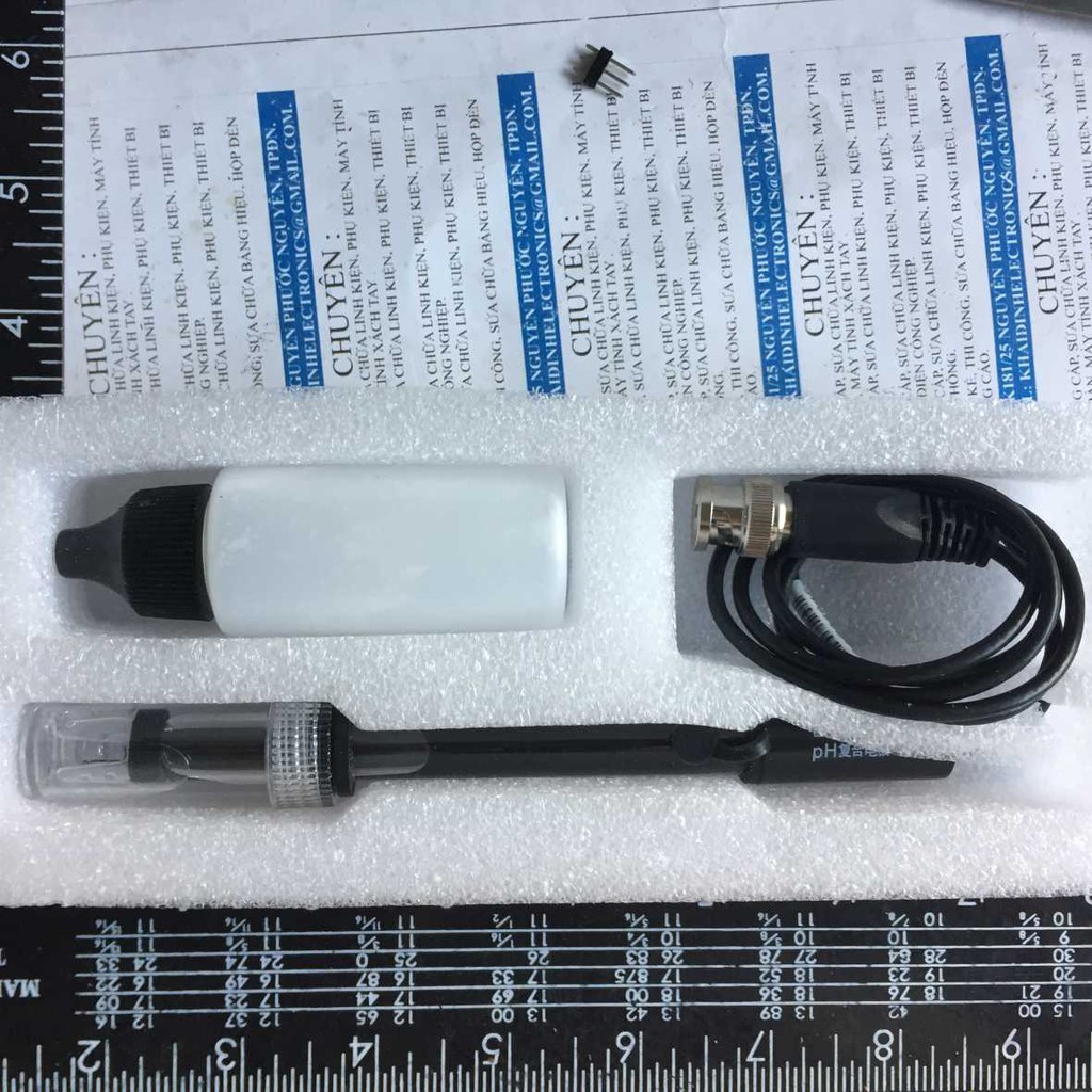 đầu dò cảm biến PH E-201-C 0-14 pH 5-60 độC kde3371