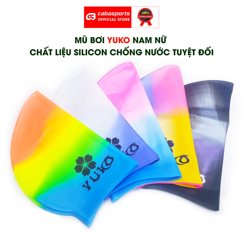 Kính bơi trẻ em người lớn Yuko view chất lượng cao, COMBO mắt kính bơi mix Mũ bơi Yuko thể thao chuyên nghiệp