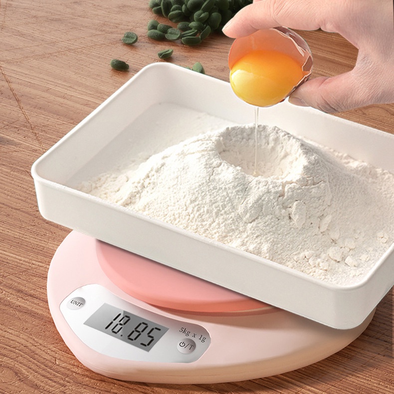 Cân Nhà Bếp Điện Tử Tiểu Ly Kitchen Định Lượng 0.1-  5kg Cân Làm Bánh, Cafe, Yến,...Chính Xác