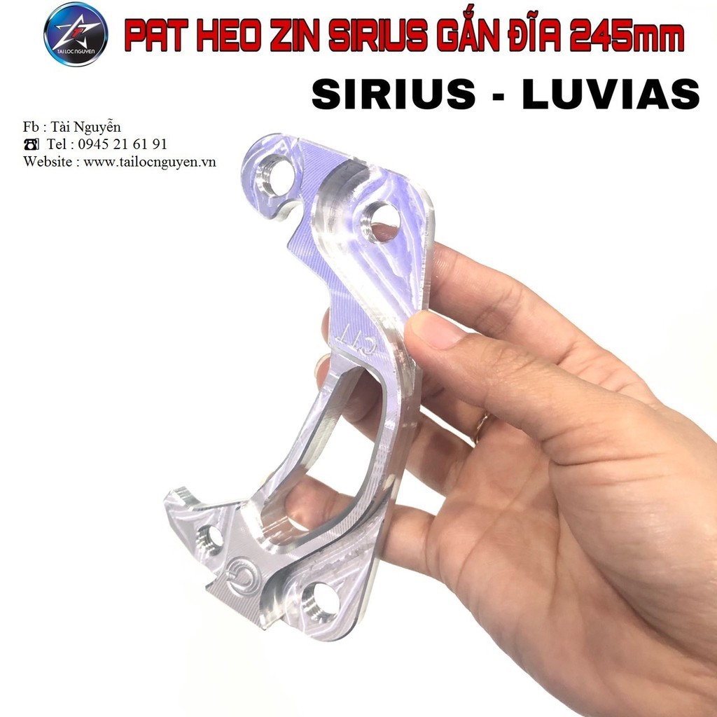 PAT HEO ZIN LÊN ĐĨA 245mm SIRIUS