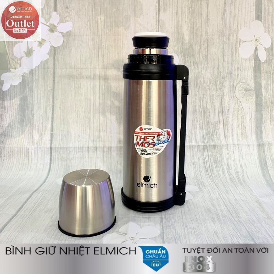 Bình Giữ Nhiệt Inox 304 Nóng 8h Lạnh 12h ELMICH El520x 800ml/1000ml