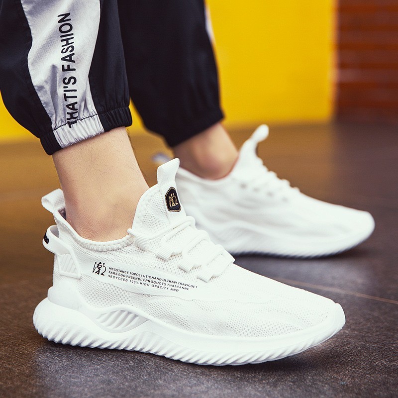 Giày Thể Thao Nam Nữ ALPHA Đế Êm - Giày Sneaker Nữ, Nam Đế Êm Sườn Chữ