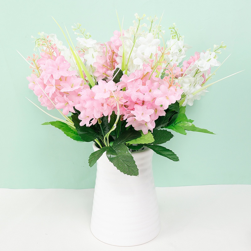 1 Bó Hoa Violet Hyacinth Nhân Tạo Trang Trí Nhà Cửa/Tiệc Cưới/Giáng Sinh/Lễ Hội Thật