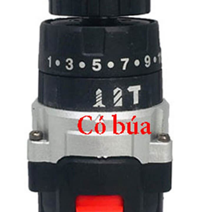 Máy khoan Pin cầm tay VOTO 21V 3 chế độ đa năng, có búa đập mẫu cao cấp 2019 - 1Pin - 1 hộp- 1 Sạc