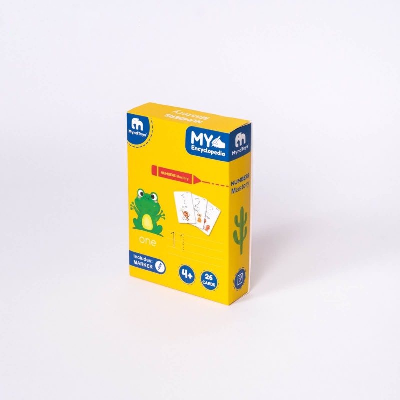 [Hot] Bộ thẻ học số đếm kèm bút viết có thể xóa được MyndToys MY ENCYCLOPEDIA - NUMBERS MASTERY