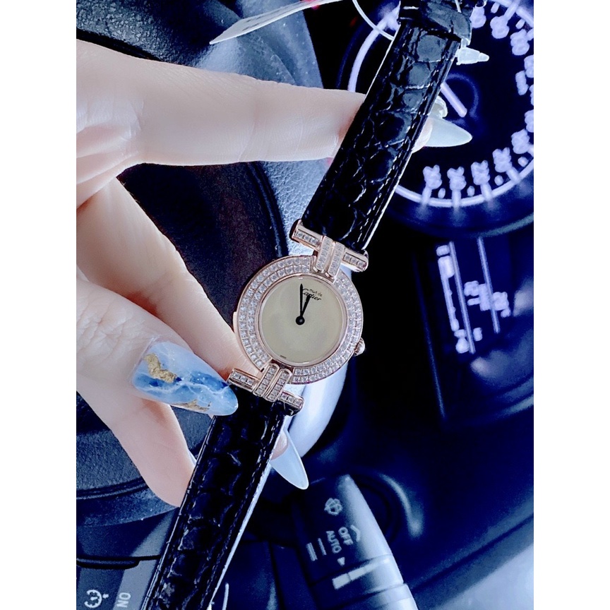 Đồng Hồ Nữ LADY CATIER WATCH BLACK - 28mm- Máy Japan core - Bảo hành 24 tháng