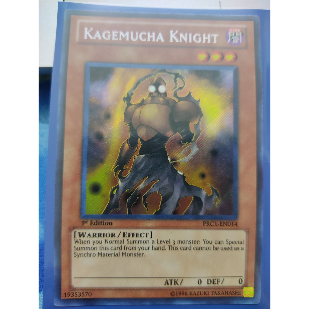 Yugioh Funny Shop Kagemucha Knight Prc1 En014 Secret Rare Shopee Việt Nam