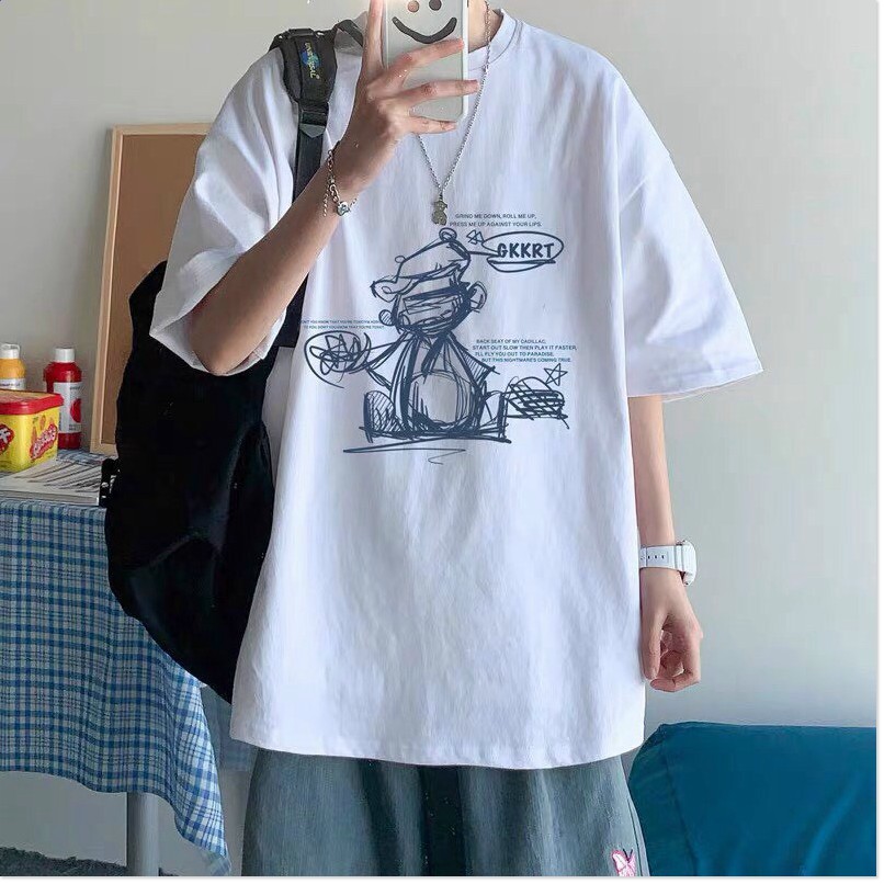ÁO THUN COTTON NAM,THIẾT KẾ HỌA TIẾT SIÊU NGẦU THỜI TRANG MỚI KME
