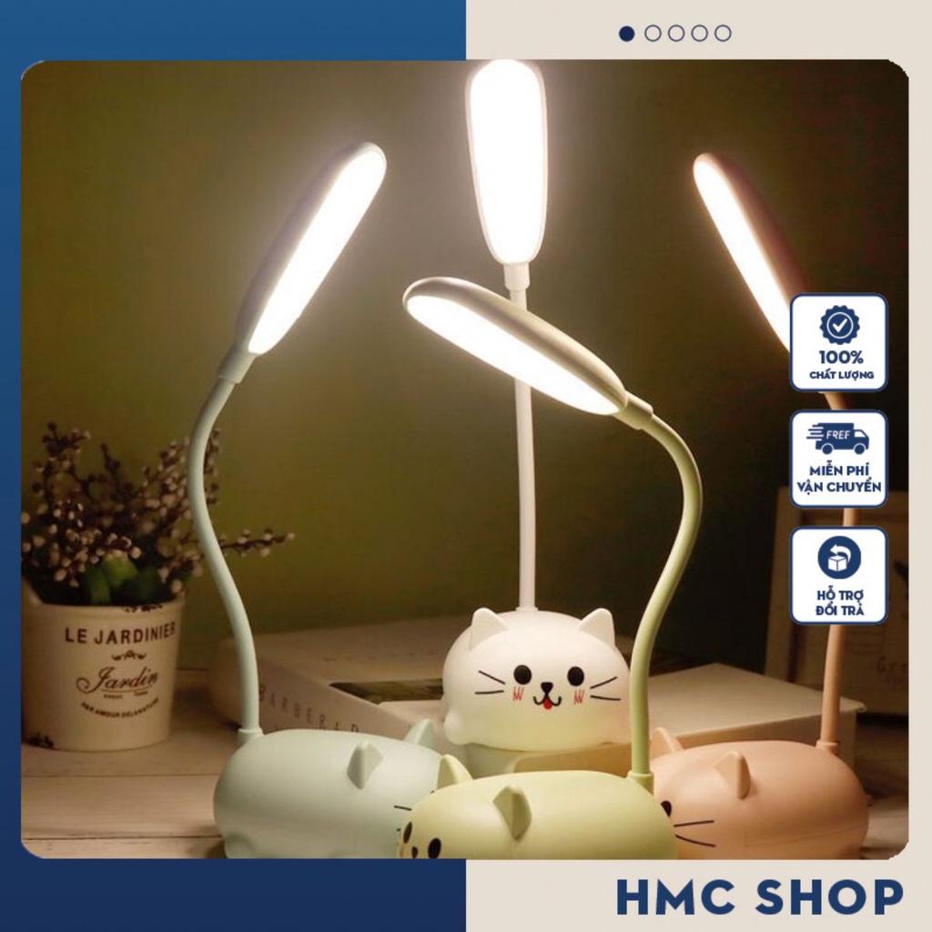 Đèn LED để bàn hình thú sạc pin tiện lợi