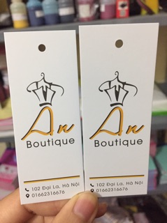 In Tag mac quần áo giá rẻ