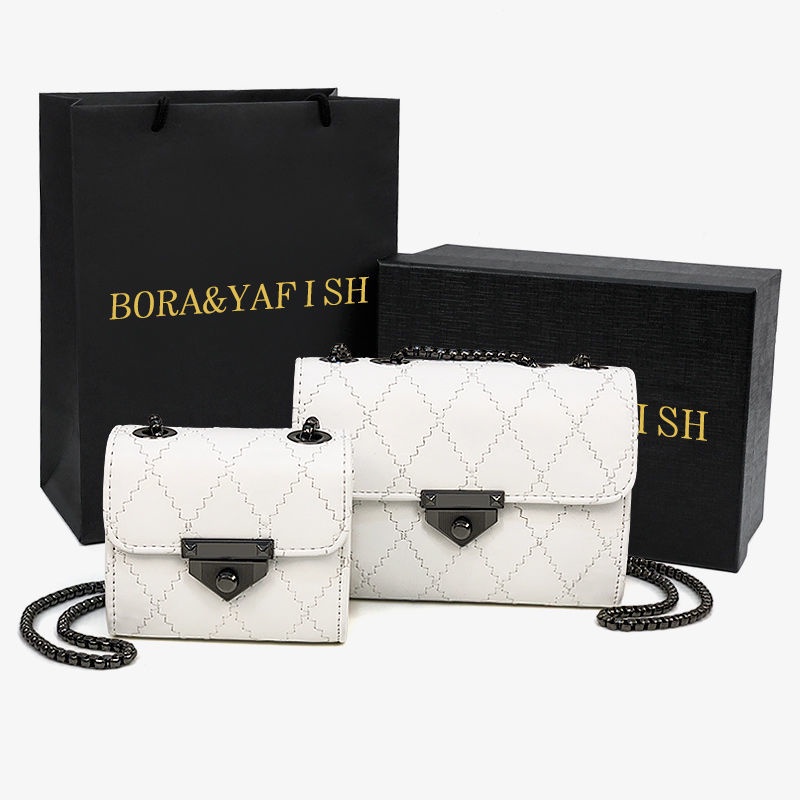 Túi Xách Nữ Đeo Chéo Dây Mắc Xích Thời Trang