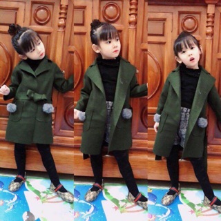 Áo dạ bé gái,3 sét váy