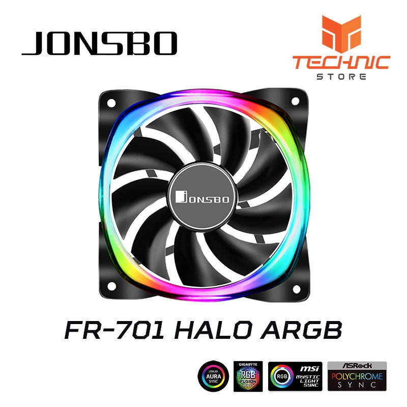 Quạt tản nhiệt Jonsbo FR-701 HALO ARGB