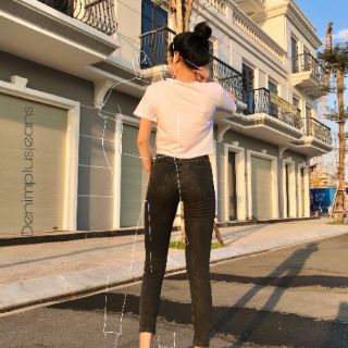 quần jeans skinny xám