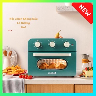 Nồi chiên không dầu 20l mobell kmo23li-kb 2 trong 1 dung tích lớn bảo hành 3 tháng