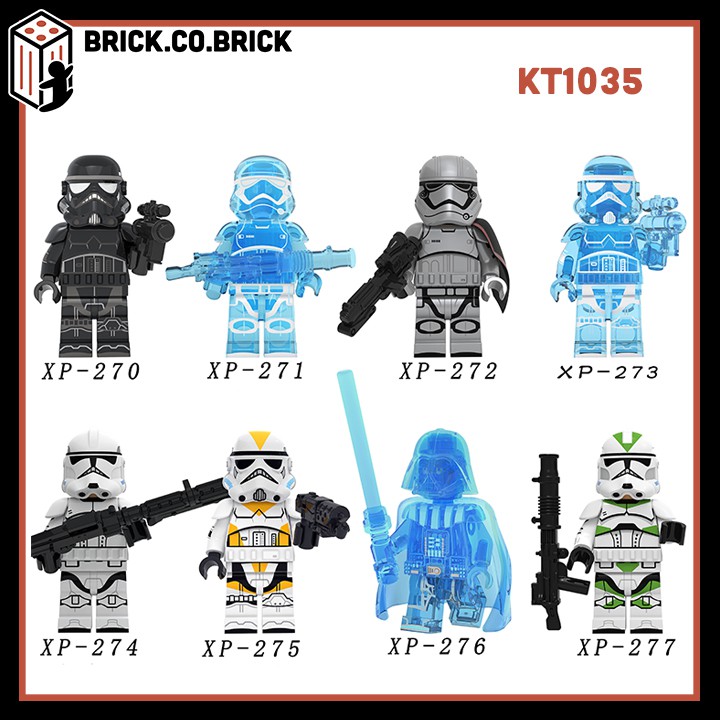 Đồ chơi lắp ráp Star Wars Đội Quân Troopers của Darth Vader Chiến tranh giữa các vì sao  KT1035