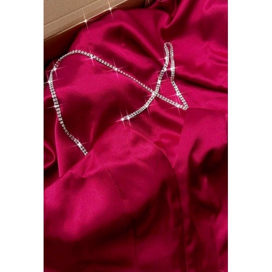 MS1233Y ĐẦM CÚP NGỰC DÂY ĐÁ PHA LÊ TÔN DÁNG full size S/M/L/XL