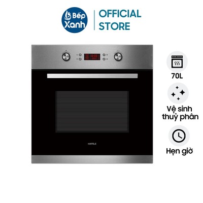 [FREESHIP HCM] Lò Nướng Âm Tủ Hafele HO-4KT70A 538.61.442 - 70L - Vệ Sinh Thuỷ Phân