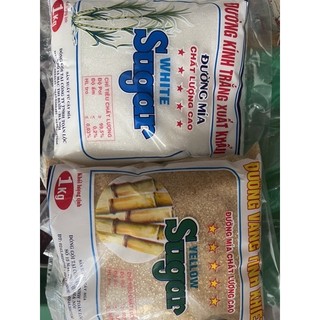 Đường kính trắng, vàng gói 1kg