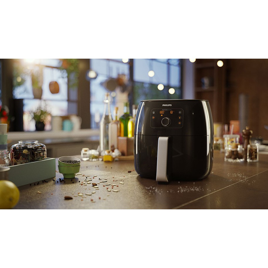 Nồi chiên không dầu Philips Airfryer HD9650 /91 XXL- Hàng Chính Hãng