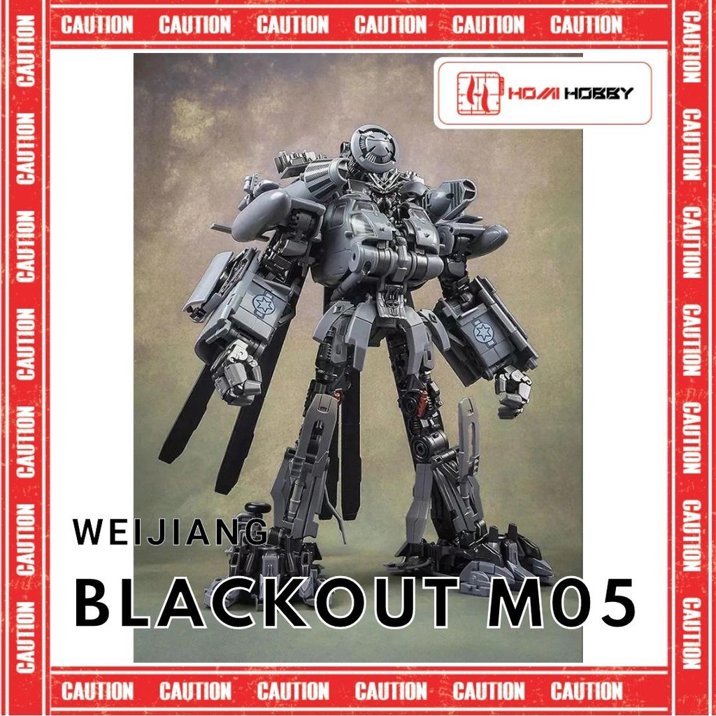 Mô hình Transformers Weijiang W8060 M05 Blackout Set B Transformer