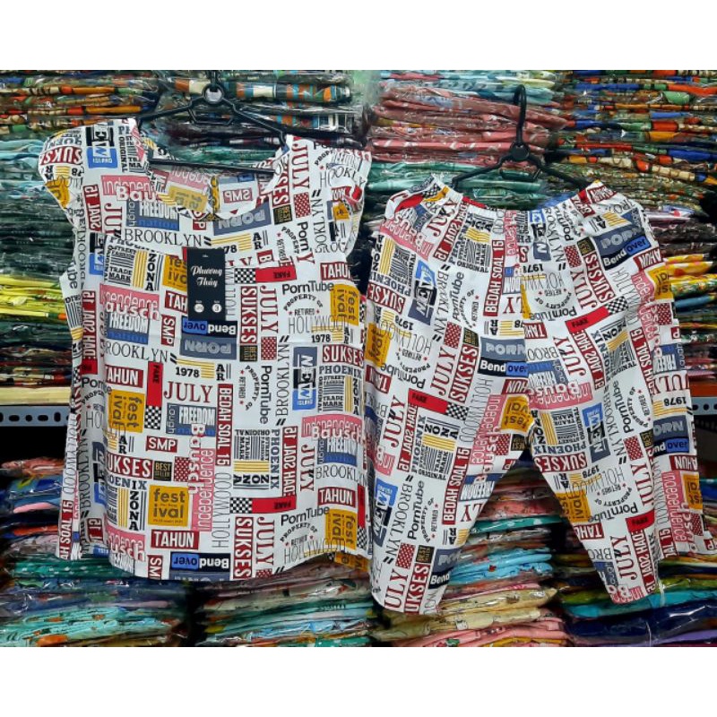 Bộ tole lanh f21 lửng cánh tiên mặc nhà thoải mái 50kg đến 85kg