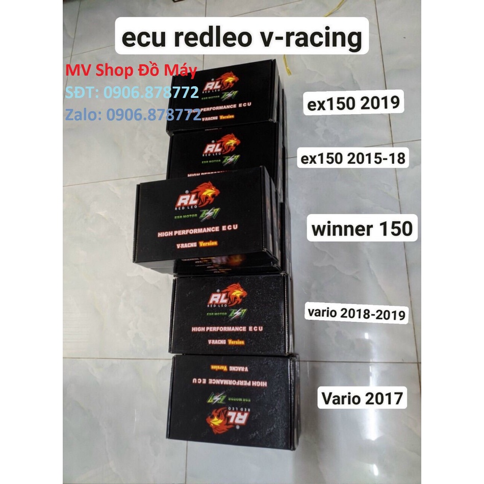 ECU REDLEO Chính Hãng V.Racing cho EX150/WINNER.SONIC/RAIDER.SATRIA. Yêu Thích ❤️❤️❤️