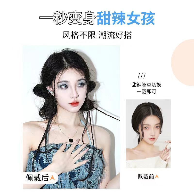 Găng Tay Đấm Bốc y2k Millennium Nhuộm Tai Dạng Xoắn Dài Mát Mẻ Dễ Thương Cho Nữ