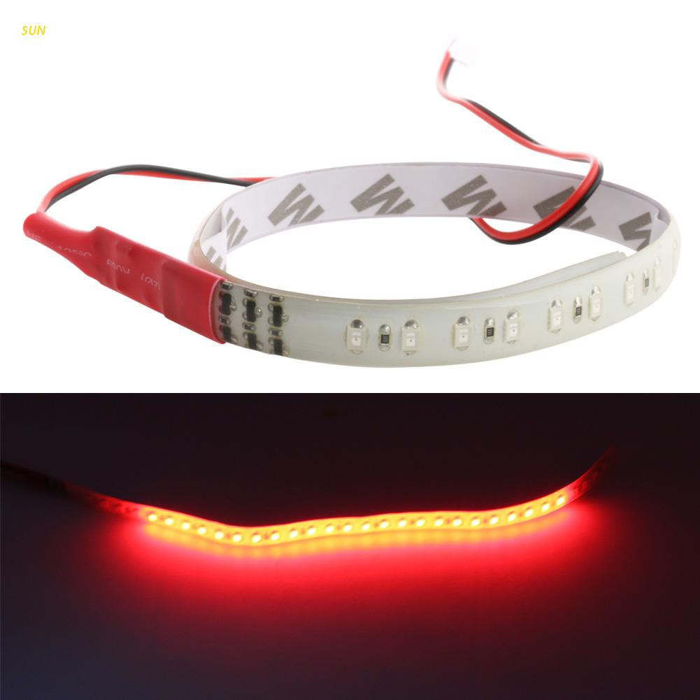 SUN 1PC DC 12V 30cm 3528 32LED Knight Rider Flash Strobe Scanner Neon Strip Light R